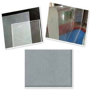 Materia prima transparente de la hoja plástica del ABS