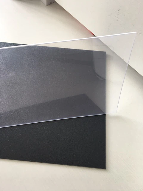 Hoja transparente del ABS usada para el anti-solvente de la cartelera