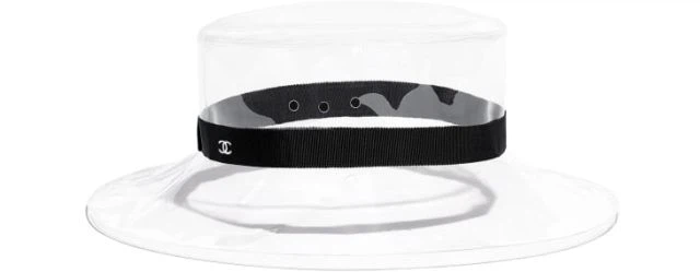 El último sombrero de PVC Chanel
