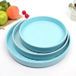 Hoja de ABS plato de fruta redondo salud y seguridad