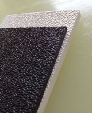 Resistencia al impacto de la hoja con textura ABS Antiscratch