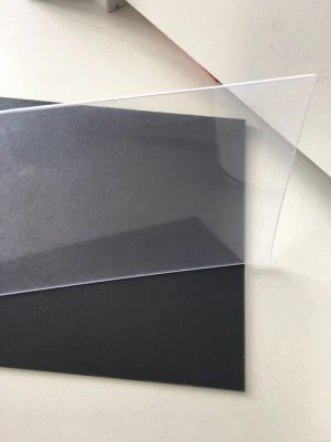 Hoja transparente del ABS conveniente para hacer publicidad