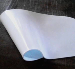 Textura suave y elástica de la hoja de PVC